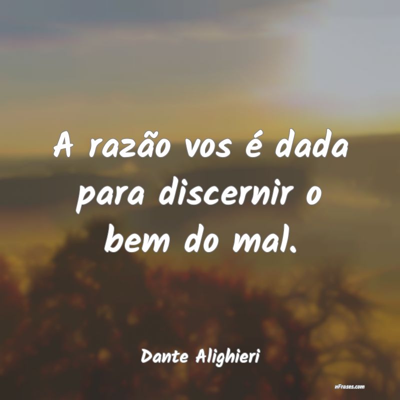 Frases de Dante Alighieri