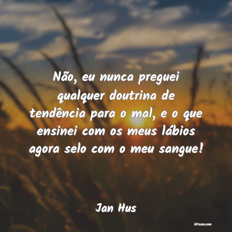 Frases de Jan Hus