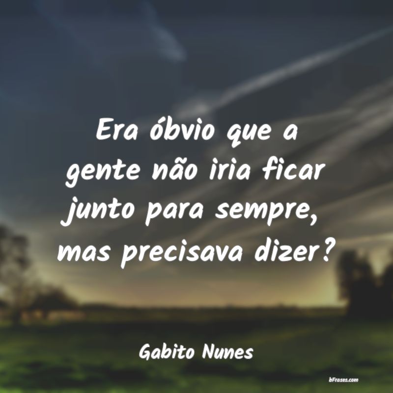 Frases de Gabito Nunes