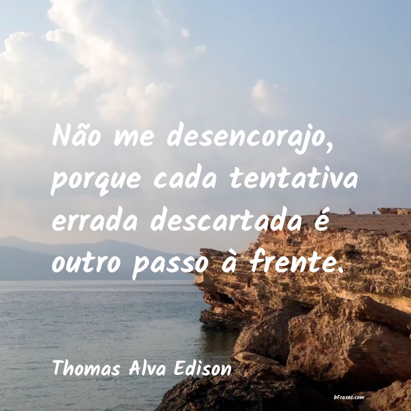 Frases de Thomas Alva Edison