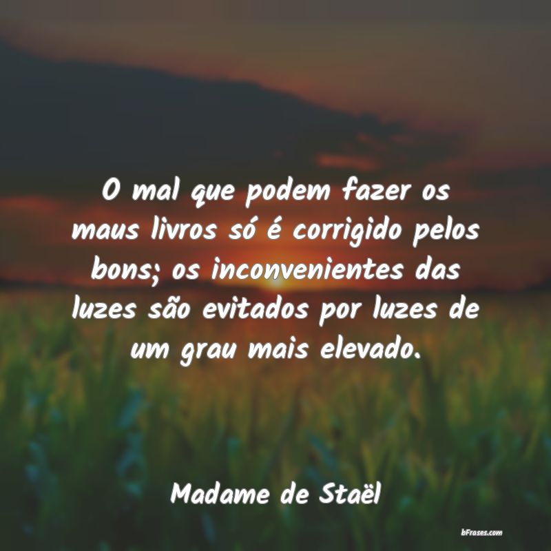 Frases de Madame de Staël