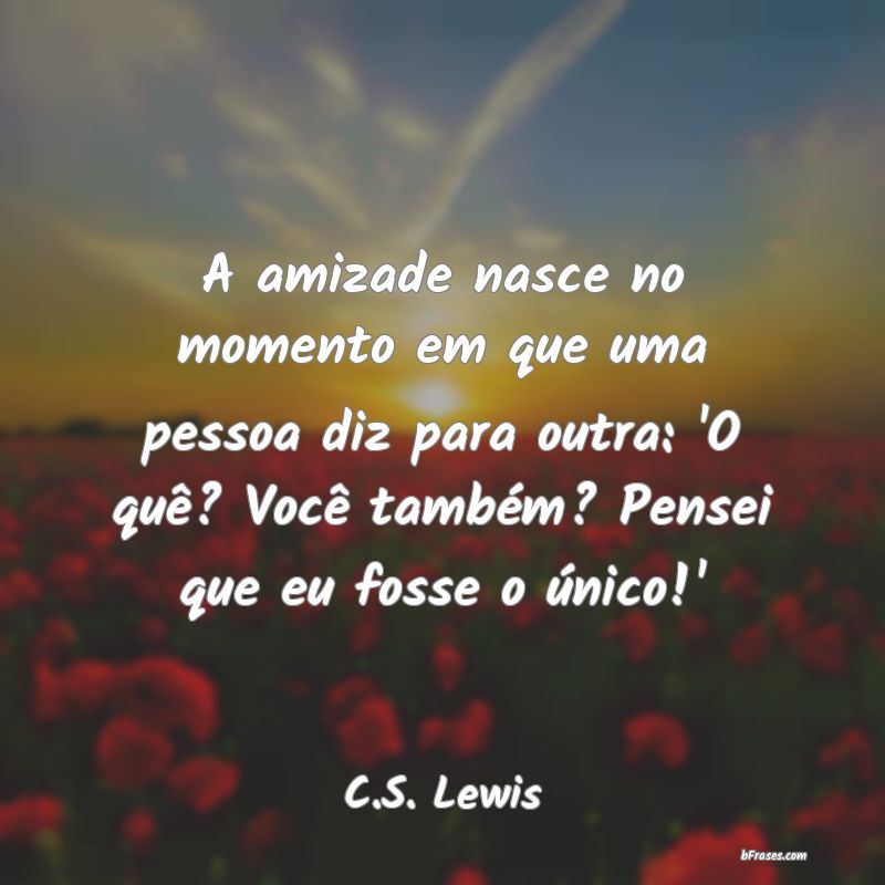 Frases de C.S. Lewis