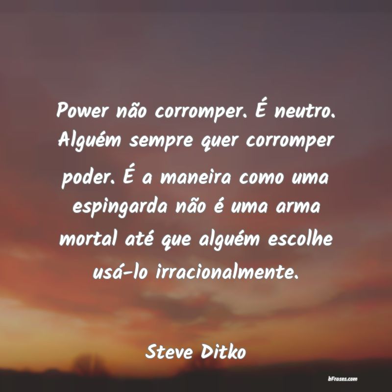 Frases de Steve Ditko