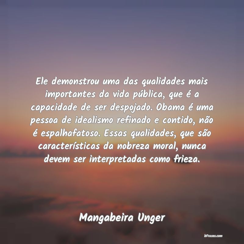 Frases de Mangabeira Unger