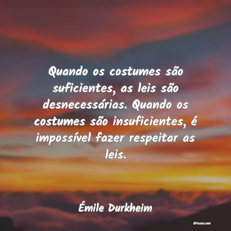 Frases de Émile Durkheim
