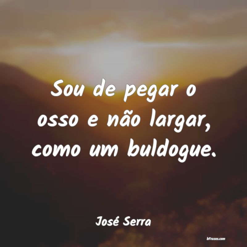 Frases de José Serra