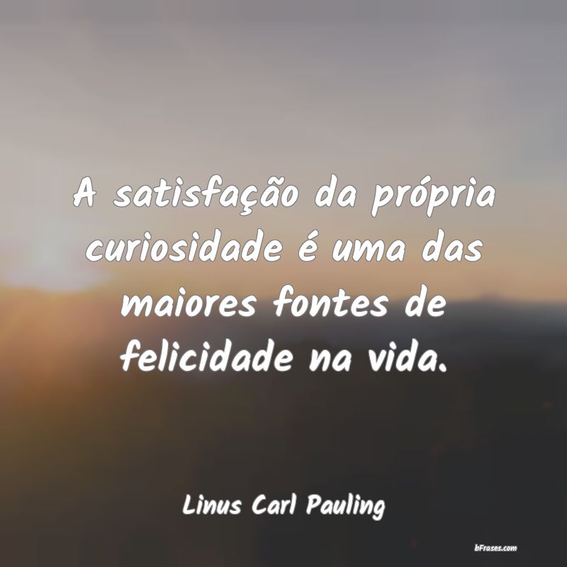 Frases de Linus Carl Pauling
