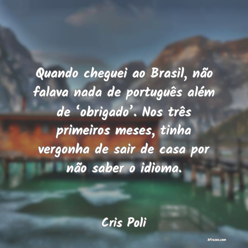 Frases de Cris Poli