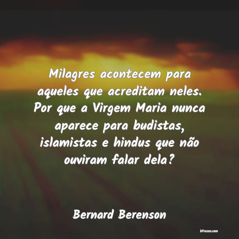 Frases de Bernard Berenson