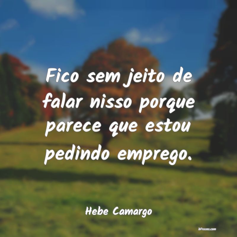 Frases de Hebe Camargo