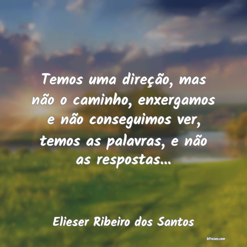 Frases de Elieser Ribeiro dos Santos