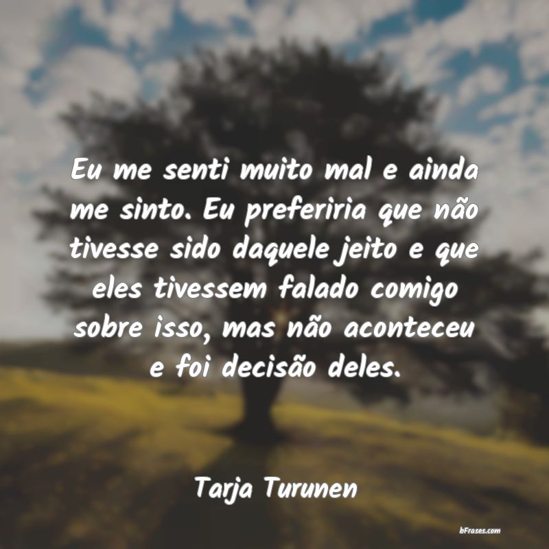 Frases de Tarja Turunen