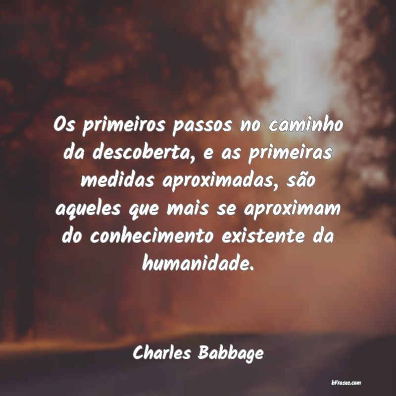 Frases de Charles Babbage
