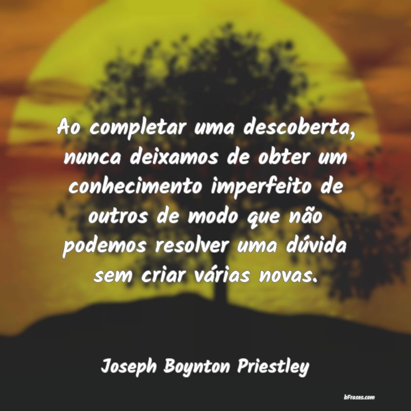 Frases de Joseph Boynton Priestley