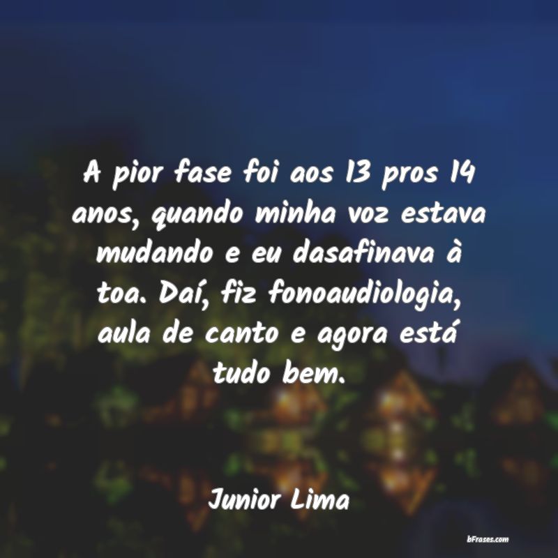 Frases de Junior Lima