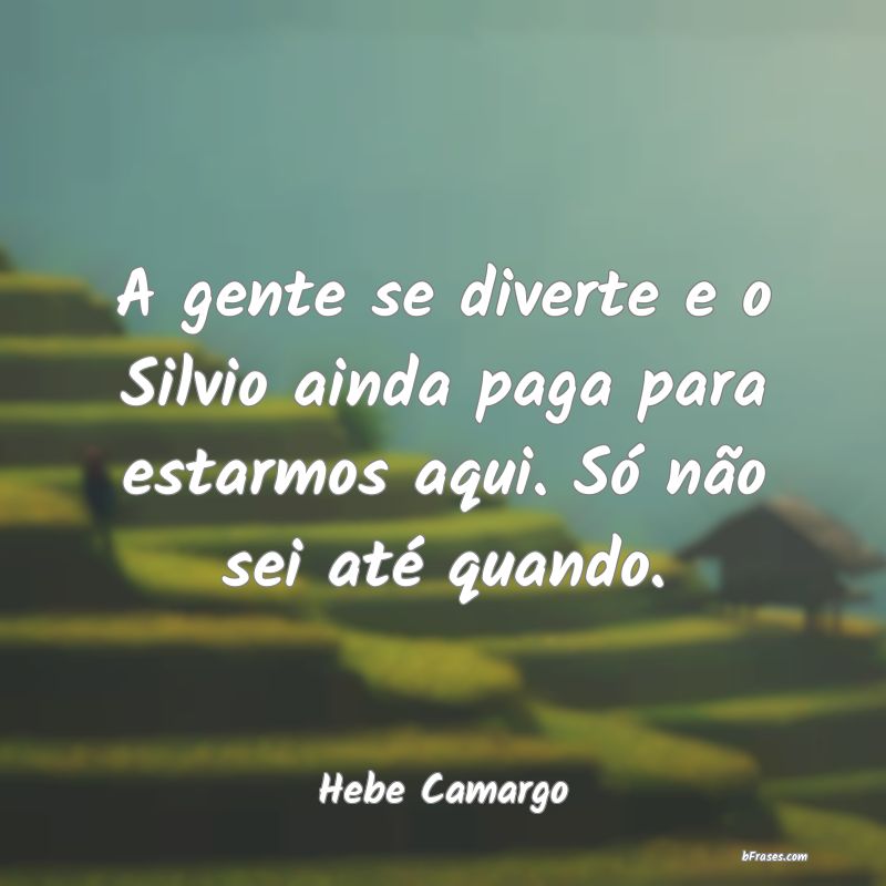 Frases de Hebe Camargo