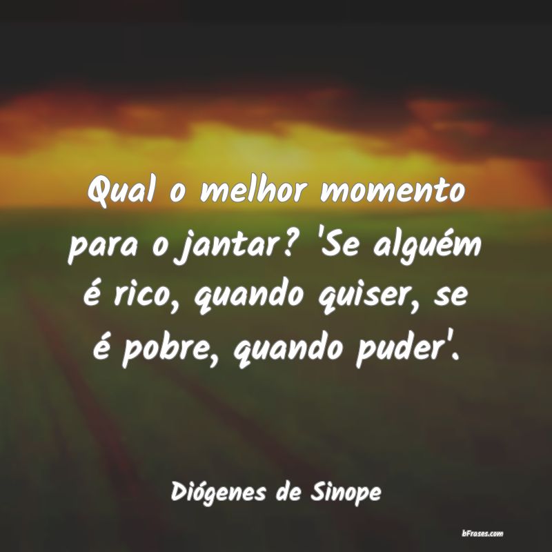 Frases de Diógenes de Sinope