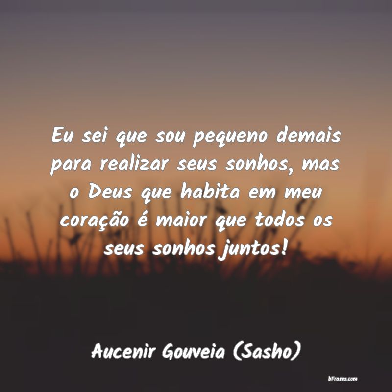 Frases de Aucenir Gouveia (Sasho)