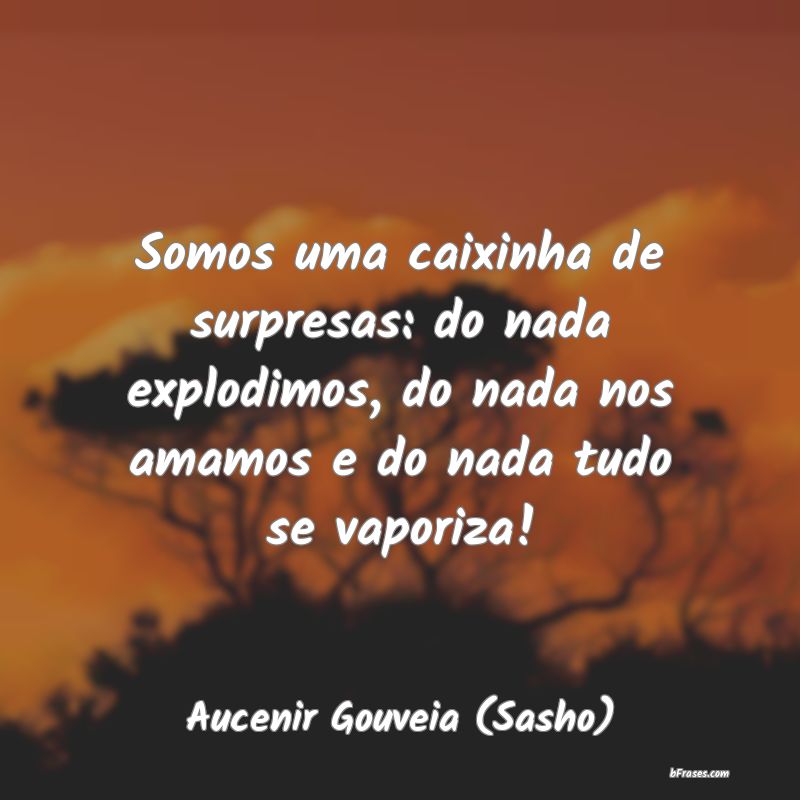 Frases de Aucenir Gouveia (Sasho)