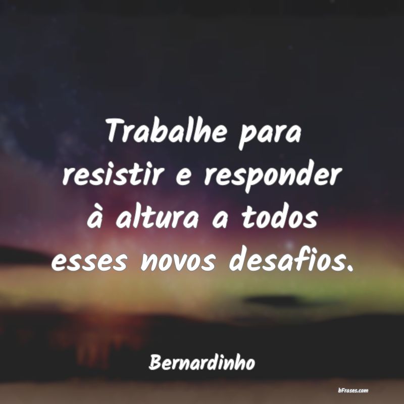 Frases de Bernardinho