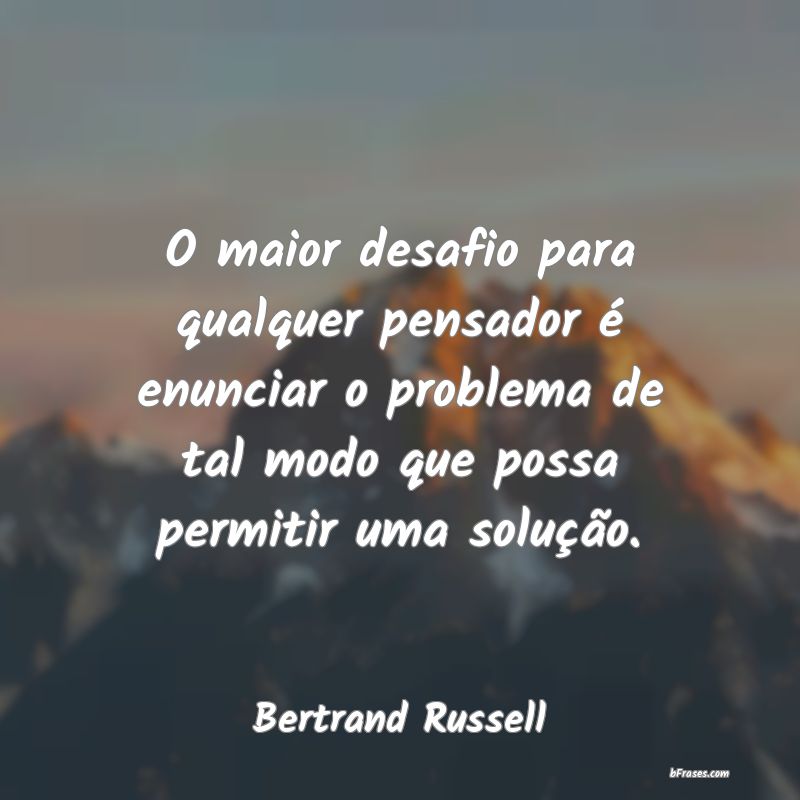 Frases de Bertrand Russell