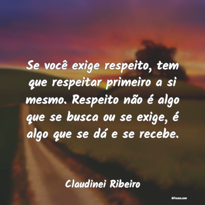 Frases de Claudinei Ribeiro