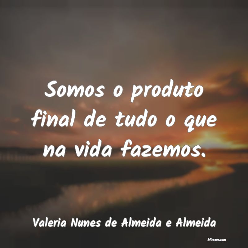 Frases de Valeria Nunes de Almeida e Almeida