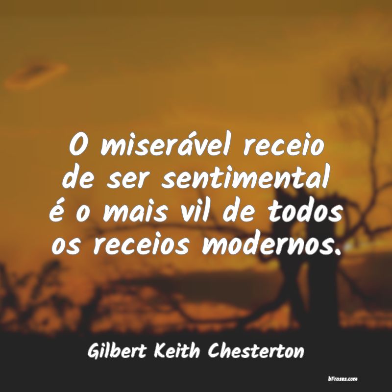 Frases de Gilbert Keith Chesterton