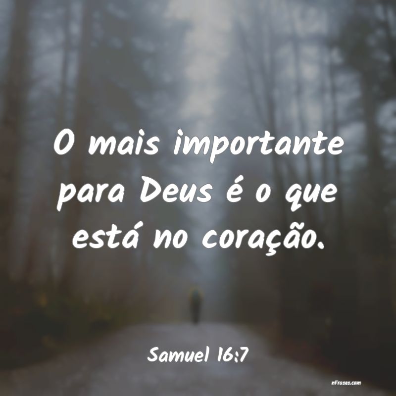 Frases de Samuel 16:7