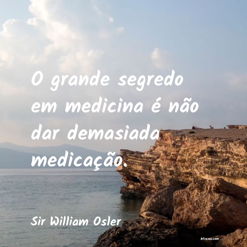 Frases de Sir William Osler