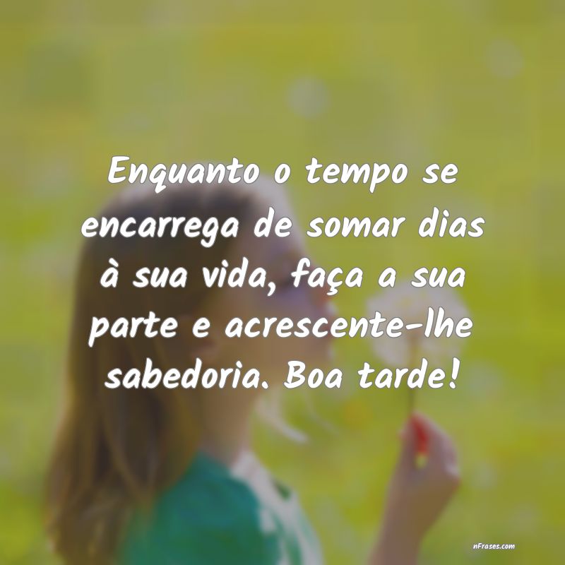 Frases de Boa Tarde