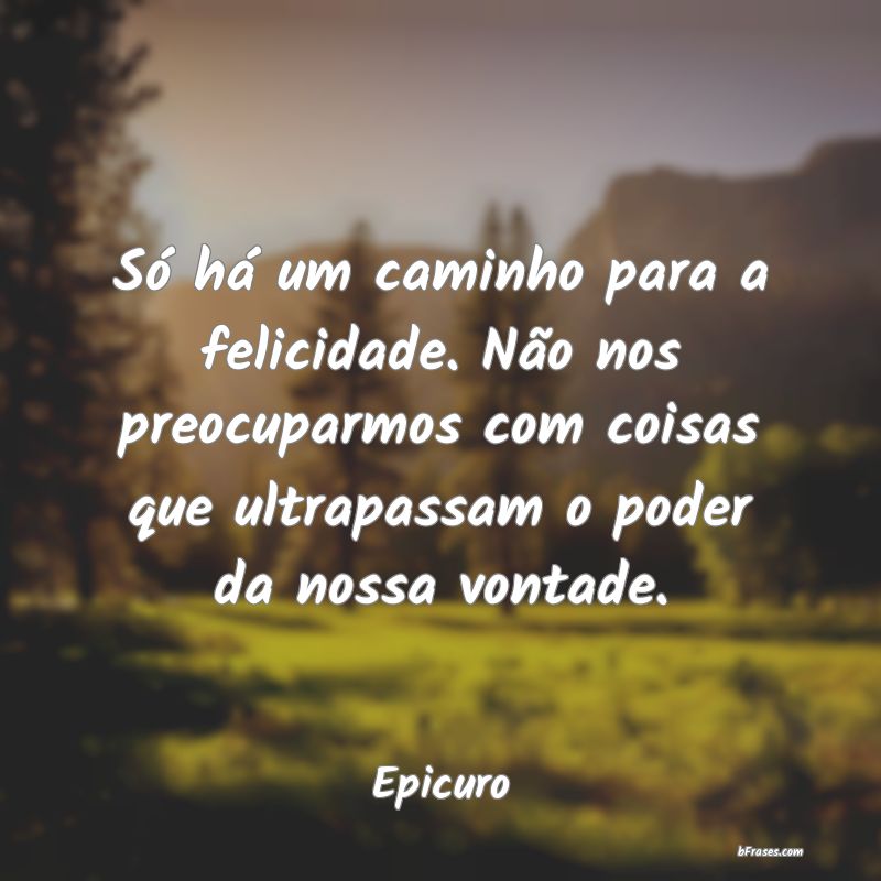 Frases de Epicuro