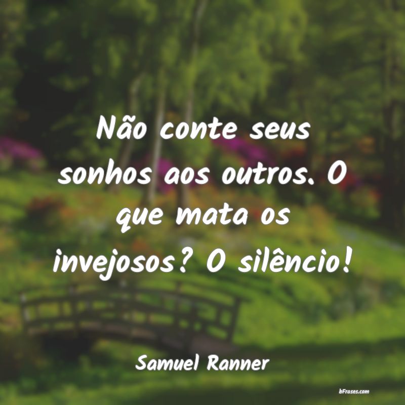 Frases de Samuel Ranner