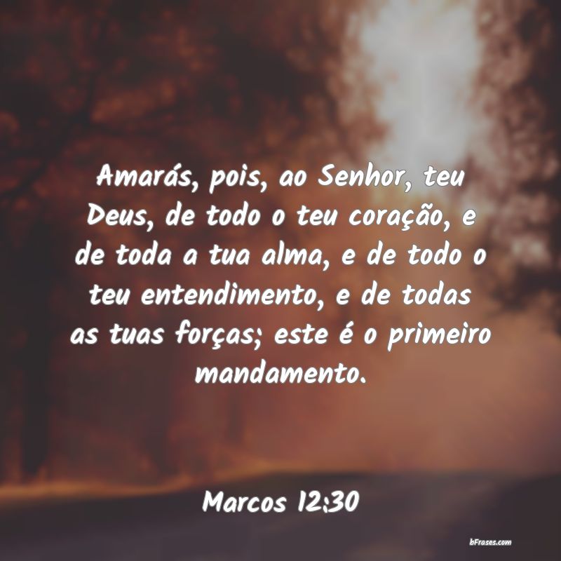 Frases de Marcos 12:30