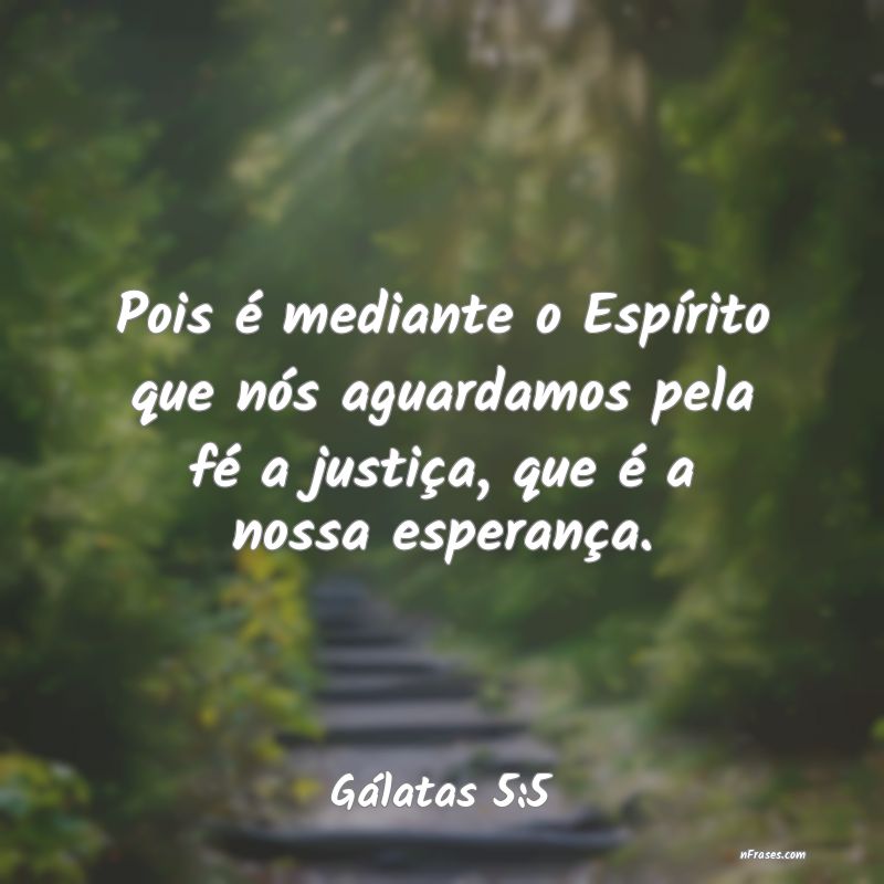 Frases de Gálatas 5:5