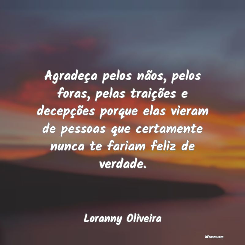 Frases de Loranny Oliveira