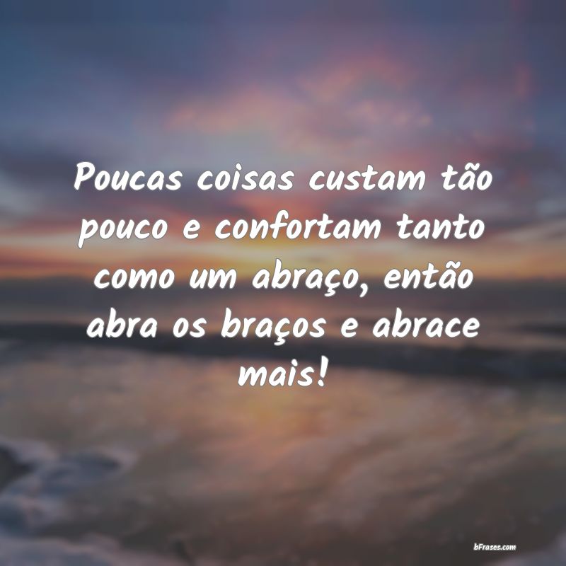 Frases de Abraço