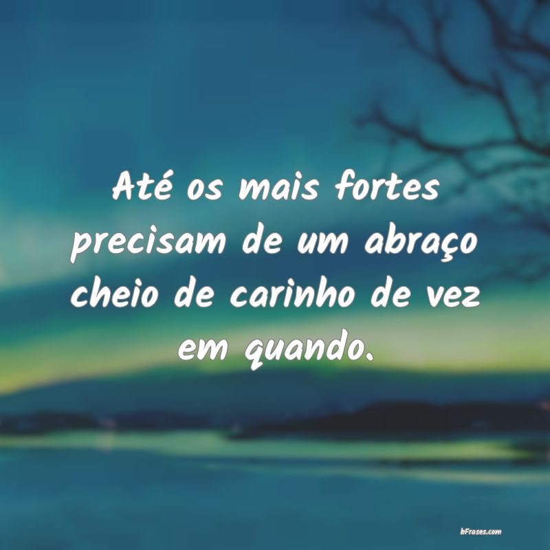 Frases de Abraço