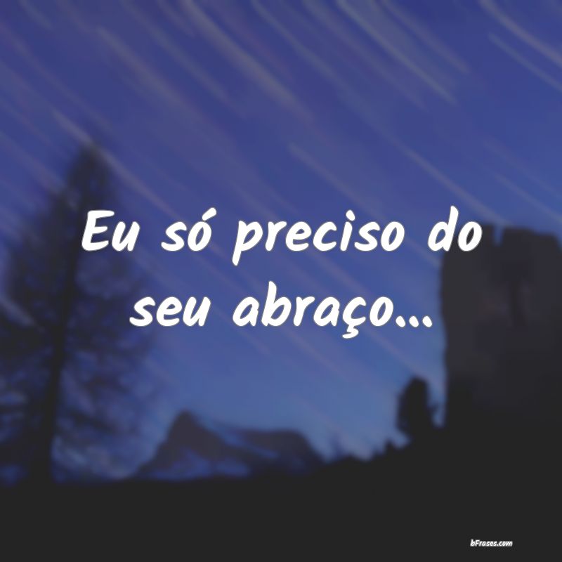 Frases de Abraço